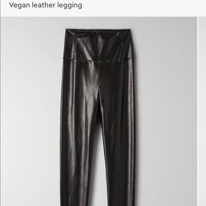 Aritzia Wilfred Free Daria Pant Vegan Leather